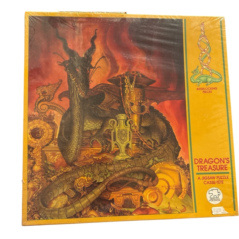 "Dragon's Treasure" #6271 American Publishing Puzzle- Factory Sealed- 1000 pcs.
